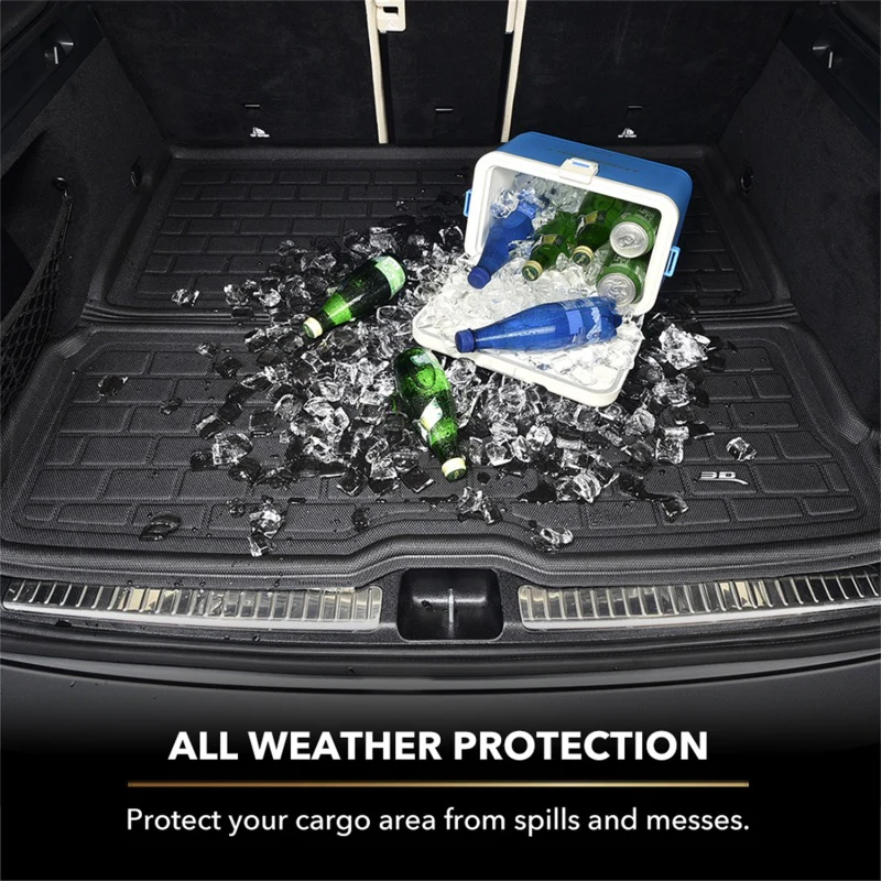 3D MAXpider 2025+ Polestar 3 Kagu Rear Cargo Liner - Black - Image 3