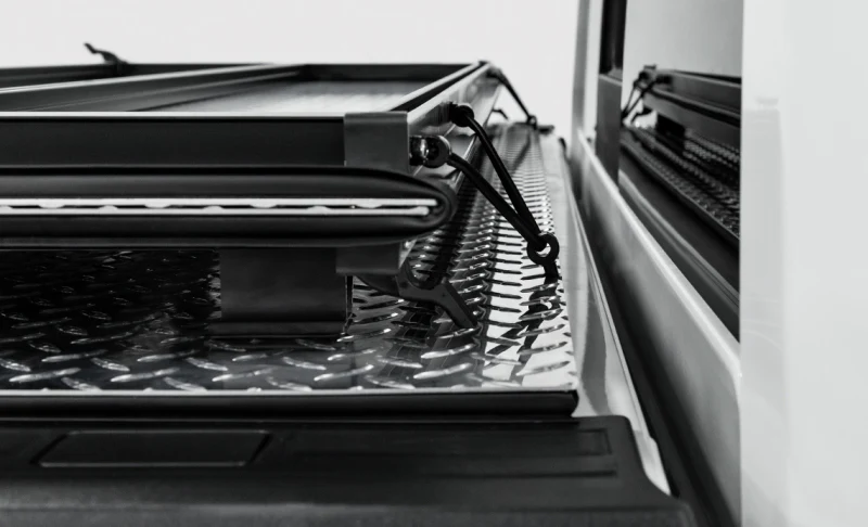 Access LOMAX Folding Hard Cover 17+ Ford Super Duty F-250/F-350/F-450 6ft 8in Box Black Urethane - Image 21