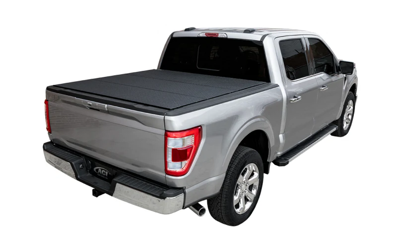 Access LOMAX Pro Series Tri-Fold Cover 04-18 Ford F-150 5ft 6in Short Bed Black Diamond Mist - Image 4