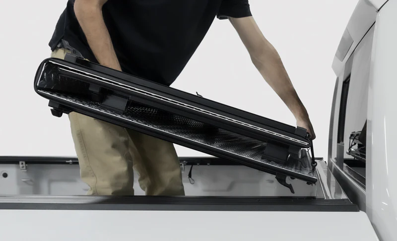 Access LOMAX Tri-Fold Cover Black Urethane Finish 17+ Honda Ridgeline - 5ft Bed - Image 15