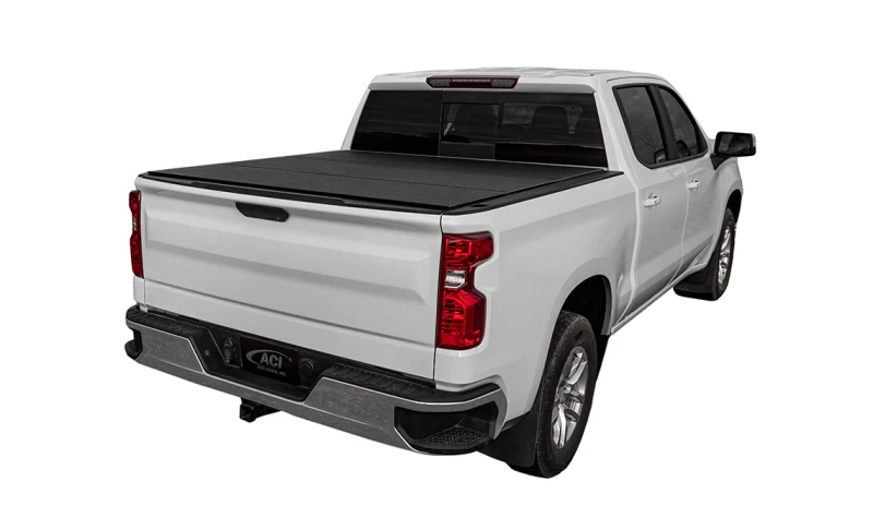 Access LOMAX Tri-Fold Cover Black Urethane Finish 2020 Jeep Gladiator - 5ft Bed (w/ Trail Rail) - Image 4