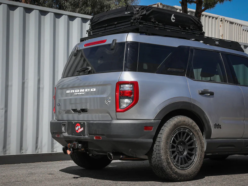 aFe Ford Bronco Sport 21-22 L3-1.5L (t)/L4-2.0L (t) Vulcan Cat-Back Exhaust System- Carbon Tips - Image 3