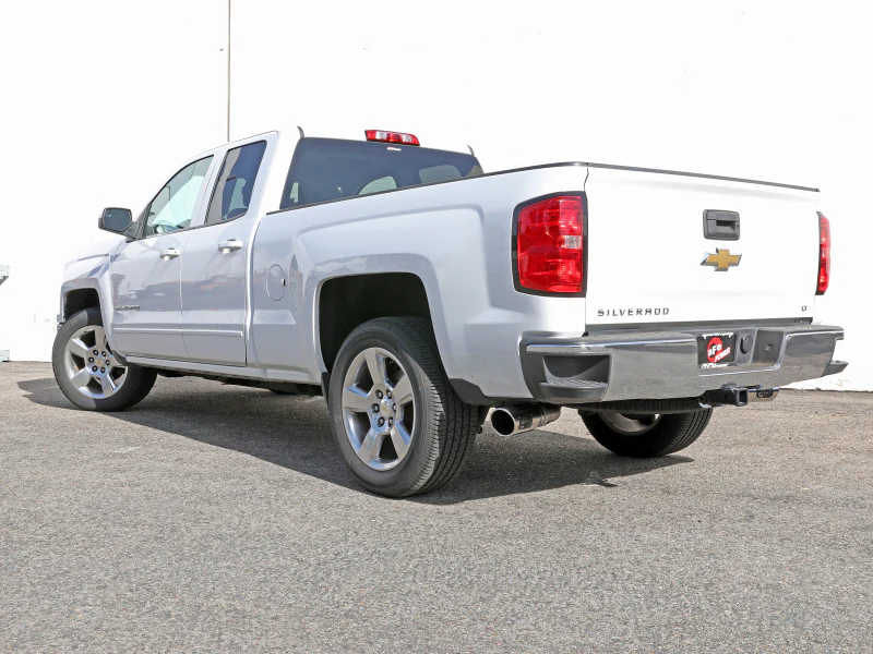 aFe Gemini XV 3in 304SS CB Exhaust w/ Cutout 14-19 GM Trucks 4.3/5.3L w/ Pol Tips - CrewCab/Extended - Image 4
