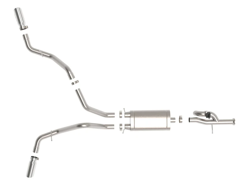 afe Gemini XV Cat-Back Exhaust System GM Trucks 09-18 V6-4.3/V8-4.8/5.3L - Image 10