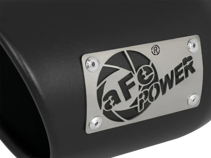 aFe MACH Force-Xp 409 SS Exhaust Tip Black (Left Side) 3in In x 4-1/2in Out x 9in L Clamp-On - Image 5