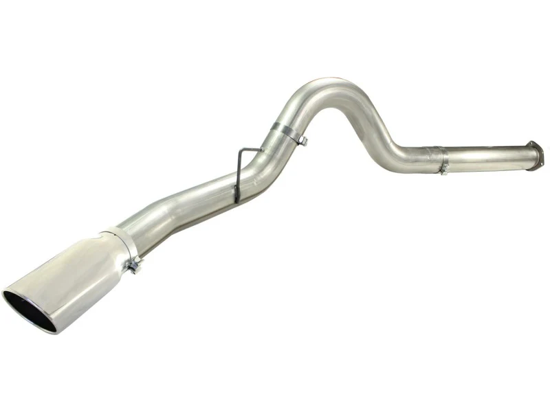 aFe MACHForce XP 5in DPF-Back Stainless Steel Exh Sys, polished tip,Ford Diesel Trucks 11-14 V8-6.7L - Image 5