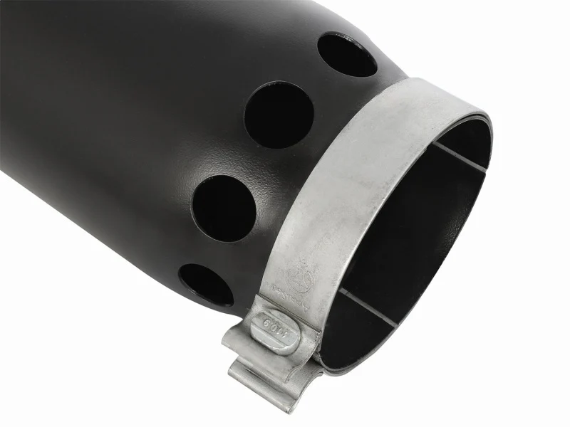 aFe MACHForce XP Cat-Back SS-304 5in Intercooled Exh Tip 5in In x 6in Outx16inL Bolt-On Right Blk - Image 5