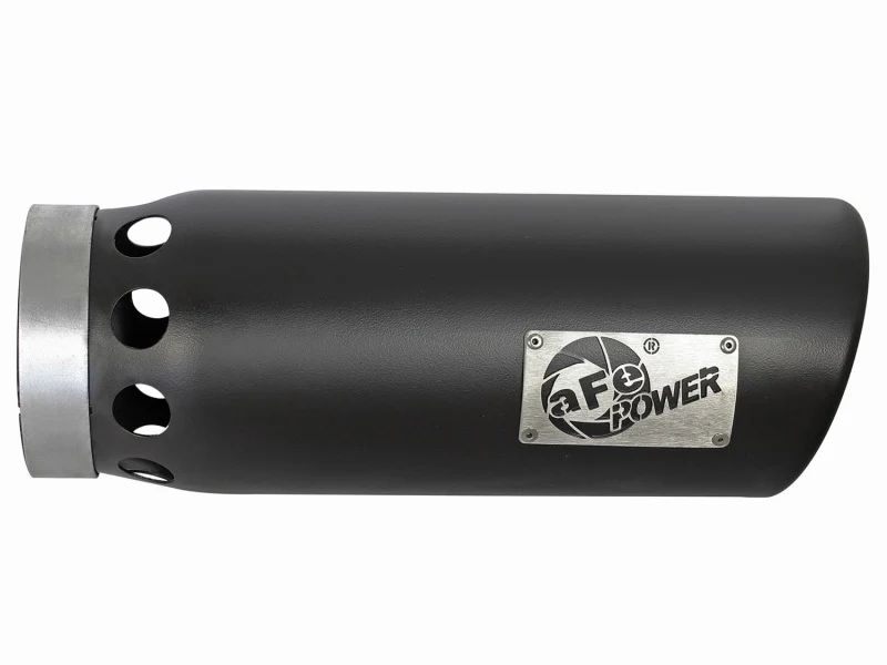 aFe MACHForce XP Cat-Back SS-304 5in Intercooled Exh Tip 5in In x 6in Outx16inL Bolt-On Right Blk - Image 6