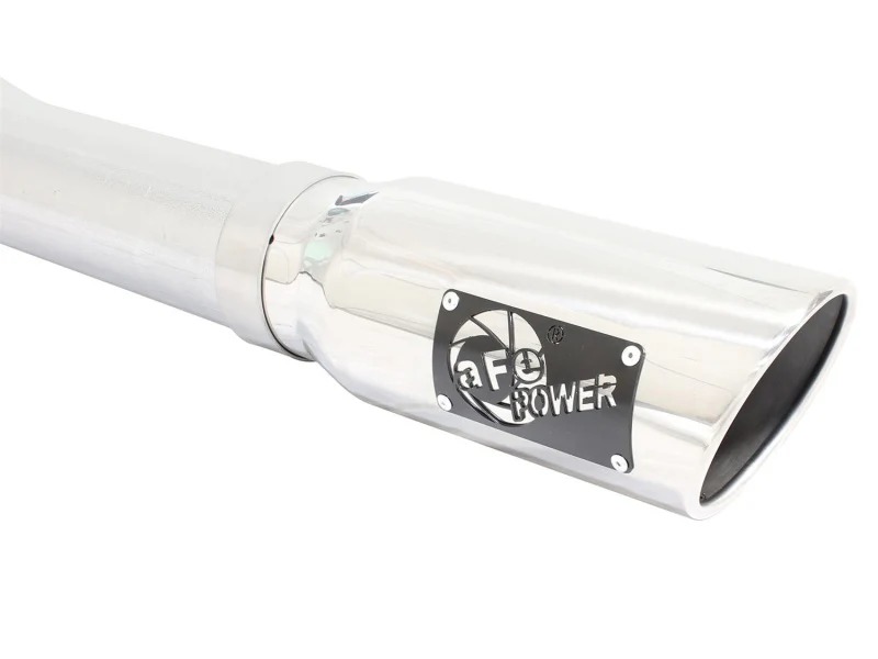 aFe MACHForce XP SS Exhaust 3in to 3.5in Cat-Back w/ Polished Tip 15 Ford F-150 EcoBoost V6 2.7/3.5L - Image 6