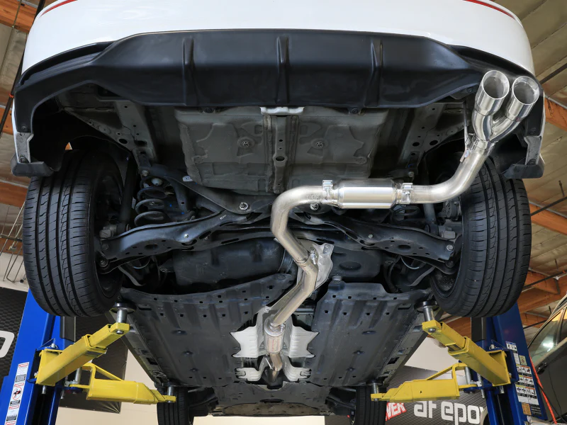 aFe POWER Takeda 2.5in 304 SS Cat-Back Exhaust w/ Polished Tips 22-25 Honda Civic L4-2.0L - Image 2