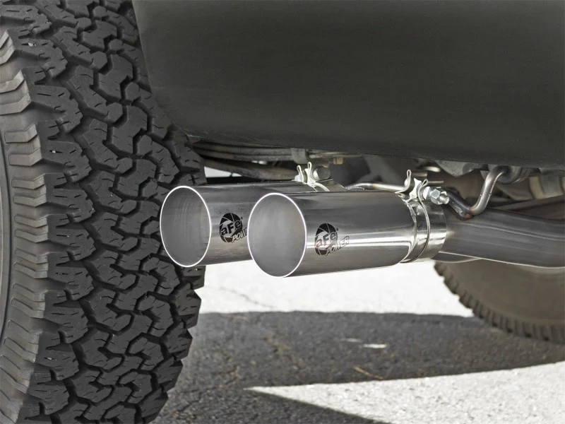 aFe Rebel Exhausts Cat-Back SS Ford F-150 04-08 V8 4.6/5.4L w/ Polished Tips - Image 2
