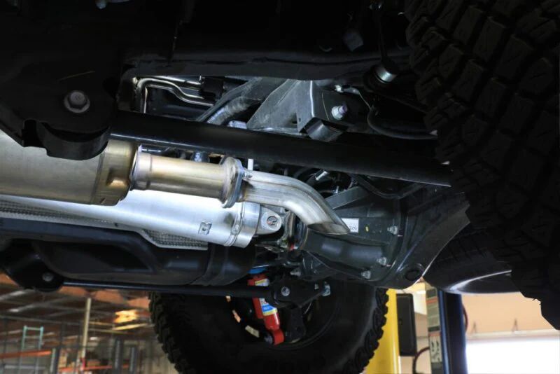 afe ROCK BASHER Axle-Back Exhaust System Toyota Tacoma 24-25 L4-2.4L (t) - Image 4