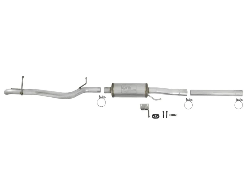 aFe Scorpion 2-1/2in Aluminized Steel Cat-Back Exhaust 07-18 Jeep Wrangler (JK) V6 3.6L/3.8L (2/4dr) - Image 7