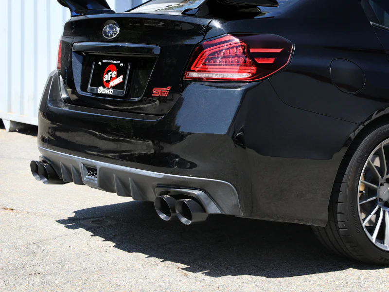 aFe Subaru WRX/STi 15-21 H4-2.0/2.5L Takeda 3in to 2-1/2in Stainless Cat-Back Exhst w/ Black Tip - Image 4
