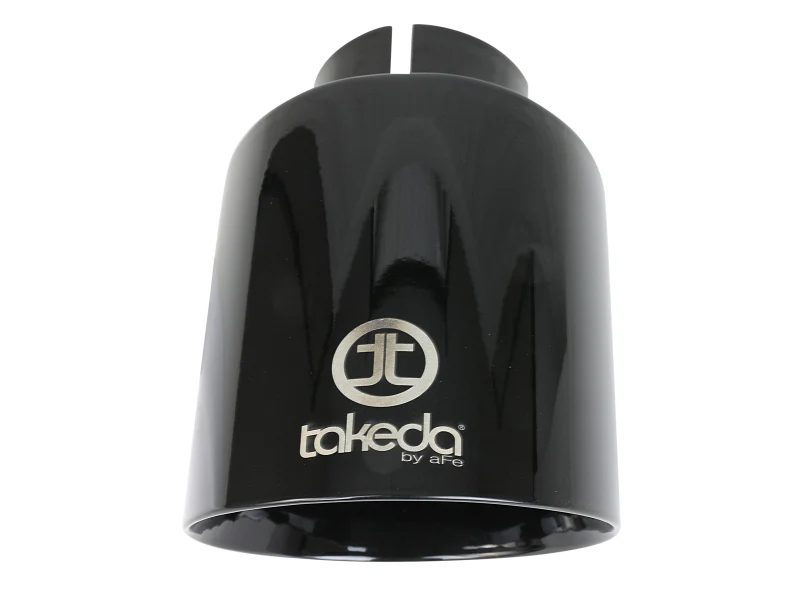afe Takeda Universal Exhaust Tip 2-1/2 IN Inlet x 4-1/2 IN Outlet x 7 IN L - Image 2