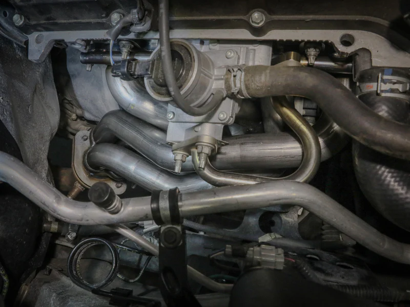 aFe Twisted Steel 05-22 Toyota Tacoma Long Tube Header 304 Stainless Steel - Image 3