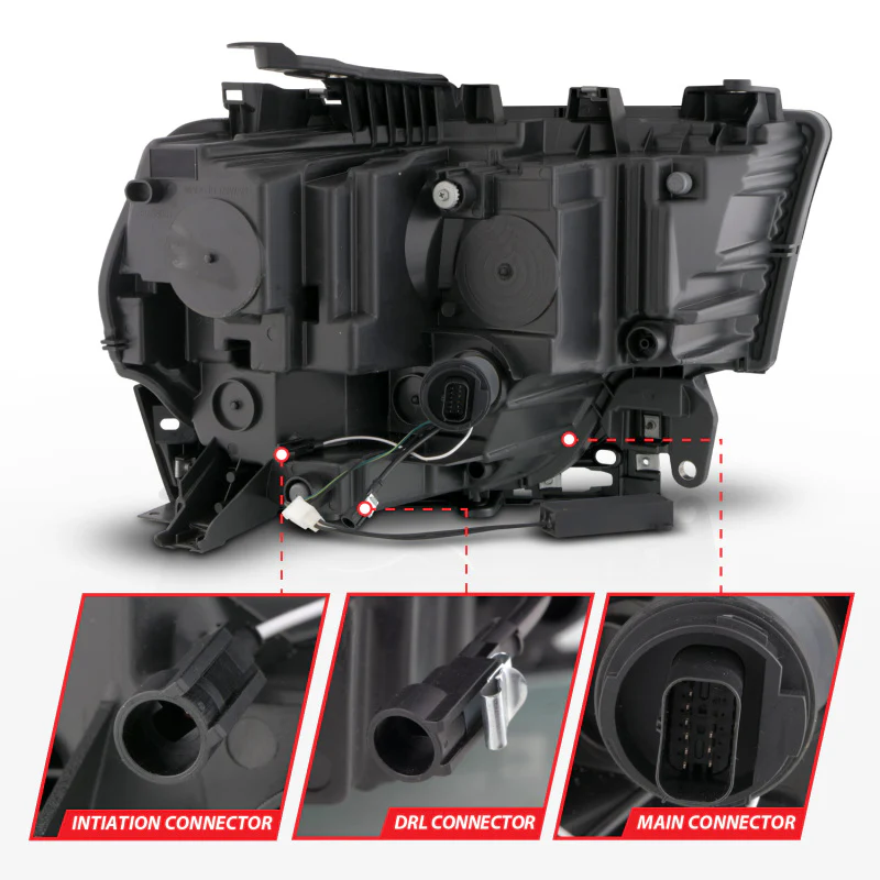 ANZO 19-24 RAM 2500/3500 Z-Series Full LED Proj Headlights DRL/Init/SeqSig - Driver Side ONLY - Image 12