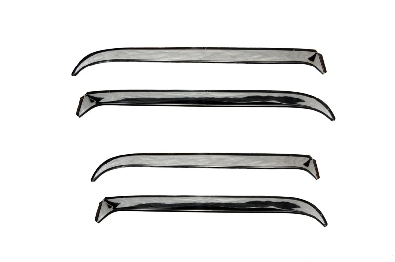 AVS 77-85 Buick Lesabre Ventshade Front & Rear Window Deflectors 4pc - Stainless - Image 2