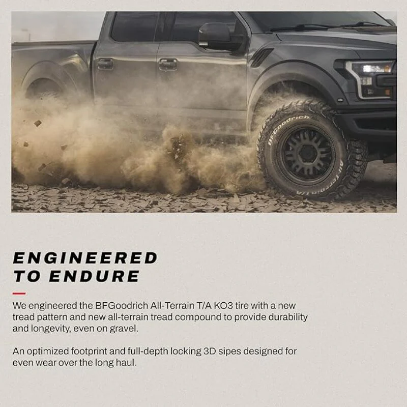 BFGoodrich All Terrain T/A KO3 37x12.50R17/F 128R - Image 2