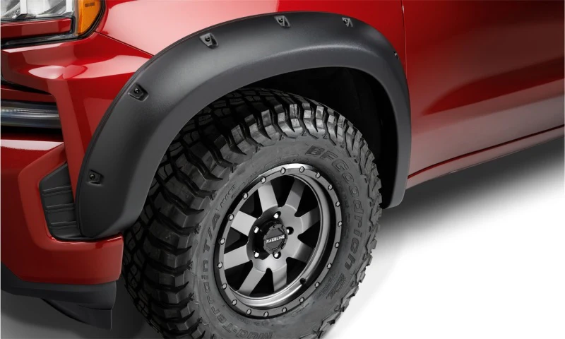 Bushwacker 19-21 Chevrolet Silverado 1500 Forge Style Flares 4pc - Black - Image 5
