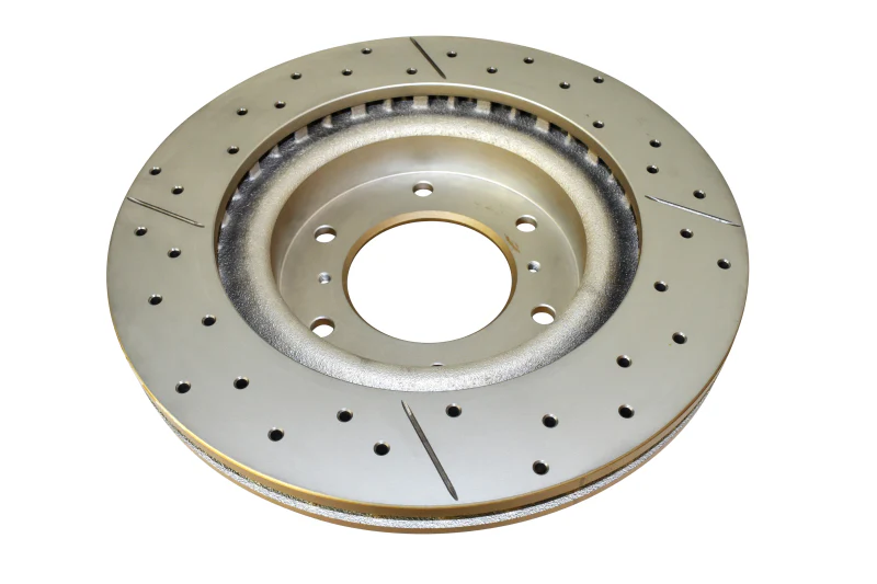 DBA 07-10 BMW X5 xDrive48i Front Drilled & Slotted Street Series Rotor - Image 8
