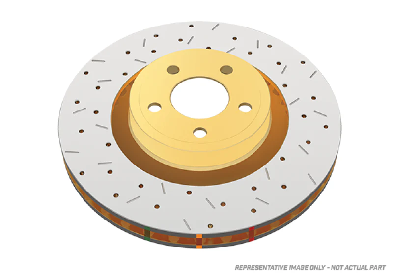DBA 12-22 Chevrolet Camaro ZL1 Rear 4000 Series Drilled Rotor
