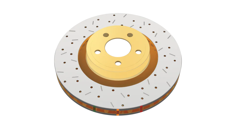 DBA 12-22 Chevrolet Camaro ZL1 Rear 4000 Series Drilled Rotor - Image 4
