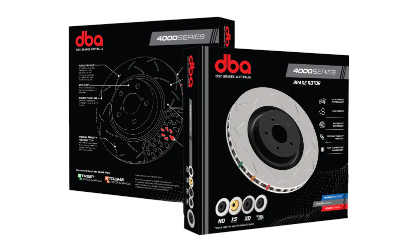 DBA 12-22 Chevrolet Camaro ZL1 Rear 4000 Series Drilled Rotor - Image 6