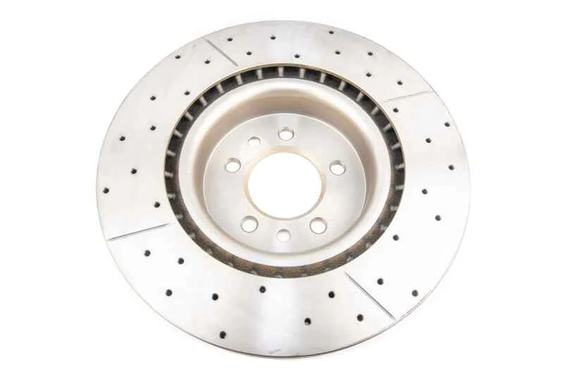 DBA 14-15 Land Rover Range Rover (w/o Brembo Brakes) Front Drilled & Slotted Street Series Rotor - Image 4