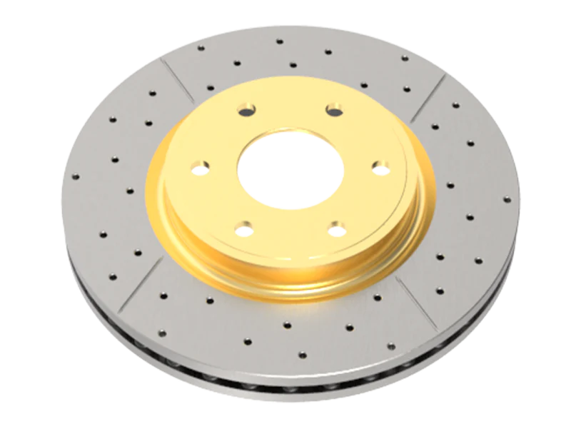 DBA 15-19 Hyundai Sonata (Excl Hybrid w/320mm Front Rotor/EPB) Front Street Series Drill&Slot Rotor - Image 6