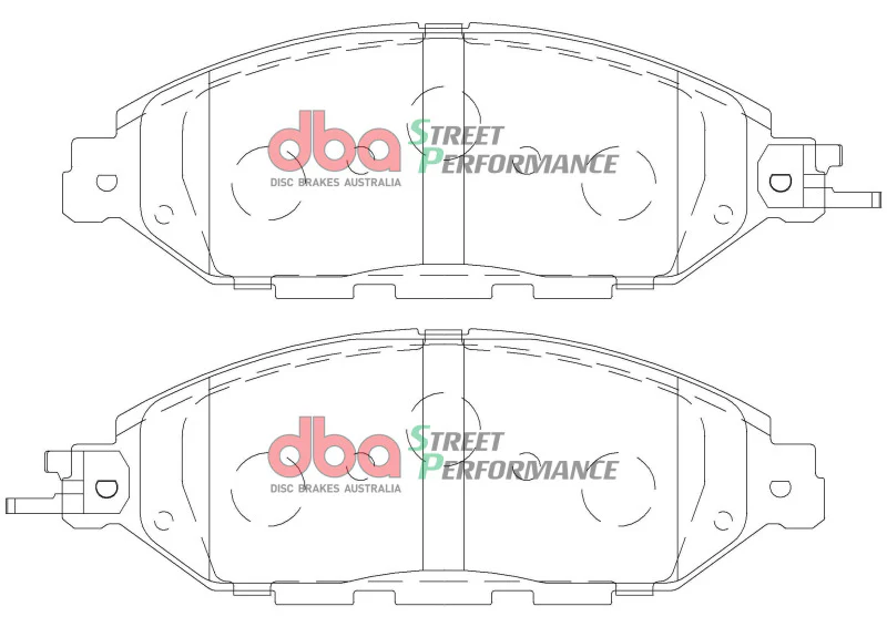 DBA 2013 Infiniti JX35 Front SP Performance Brake Pads - Image 4