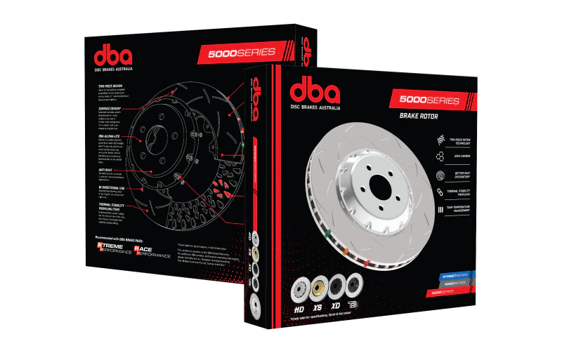 DBA 500 Series Slotted Replacement Rotor ONLY (w/ Replacement NAS Lock Nuts) - Image 5
