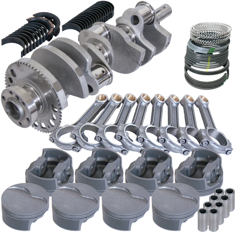 Eagle Chevy LS3 4.000in Crank 58 Tth Rlctor 6.125in I-Beam Rods 4.005in Pistons Rotating Assembly