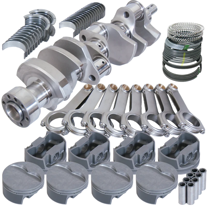 Eagle Chevy LT1 350 1Pc 3.750in Crank 6.000in H-Beam -5cc Flat Top 4.030in Pistons Rotating Assembly