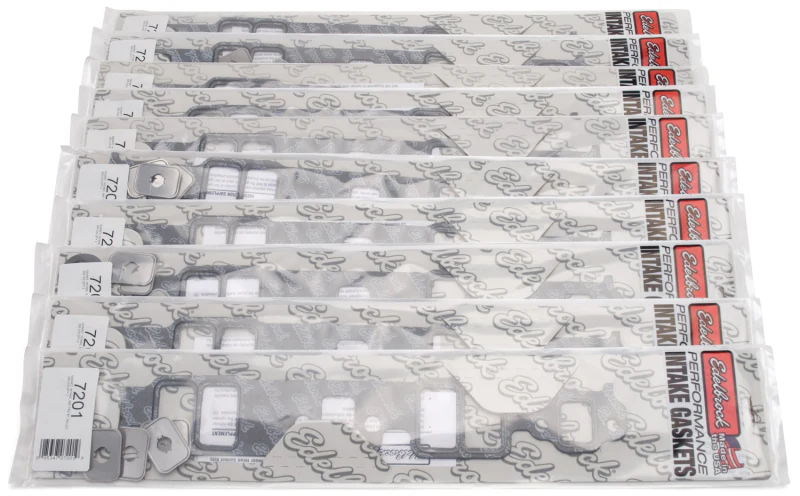 Edelbrock 10 Pack of 7201 Intake Gasket Sets - Image 2