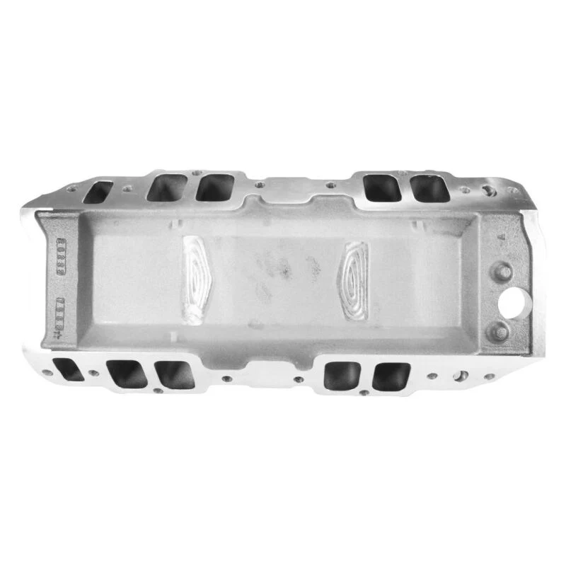 Edelbrock B/B Chev Rect Port RPM Air-Gap Manifold - Black Plasma Finish - Image 4