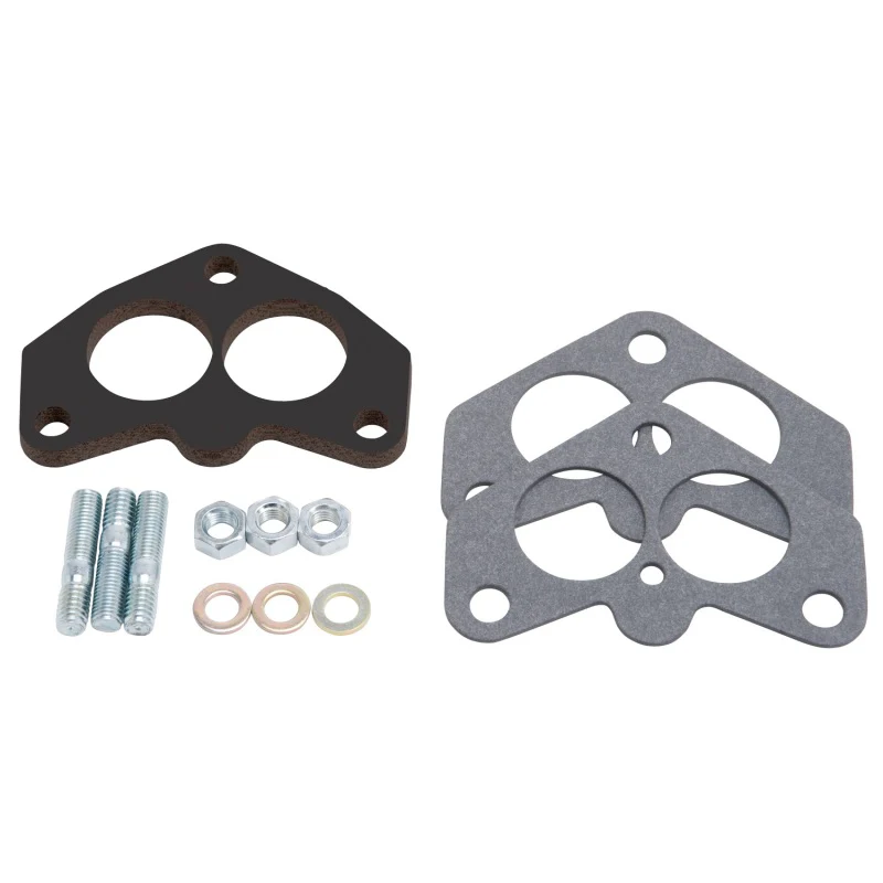 Edelbrock Carb Spacer Kit 3-Bolt 94 Series Carburetor Black Laminate Fiber - Image 3