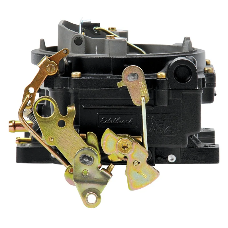 Edelbrock Carburetor Performer Series 4-Barrel 600 CFM Manual Choke Black Finish - Image 12