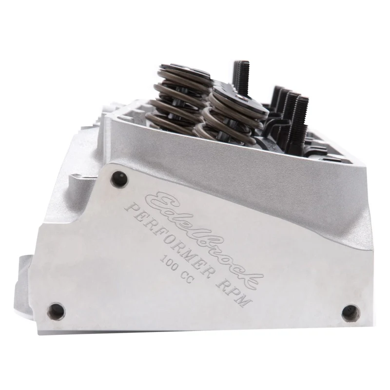 Edelbrock Cylinder Head BBC Performer RPM Oval Port 100cc Complete Single w/ Springs - Image 9