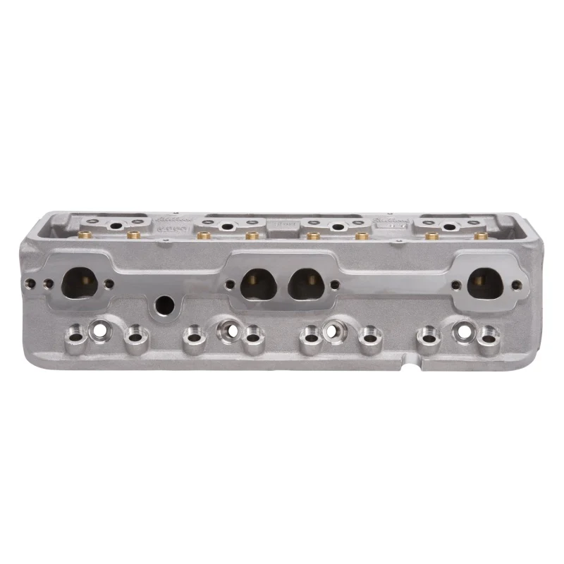 Edelbrock Cylinder Head SBC NHRA Legal 64cc Angled Plug Bare Single - Image 9