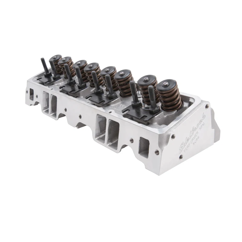 Edelbrock Cylinder Head SBC Performer RPM 64cc Straight Spark Plug for - Image 17