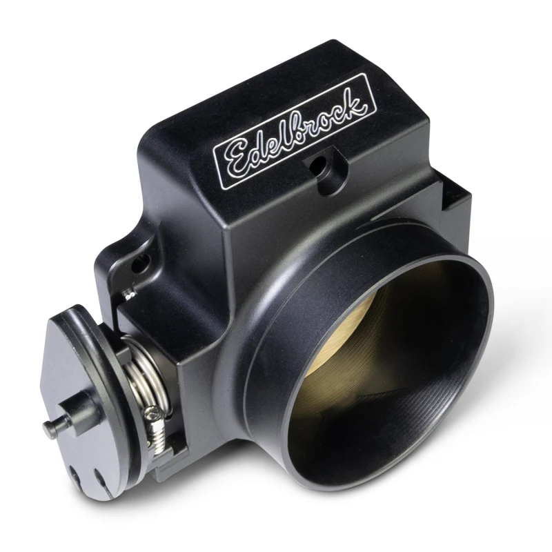 Edelbrock EFI Throttle Body Pro-Flo XT 90mm Black Mat Anodized Finish - Image 3