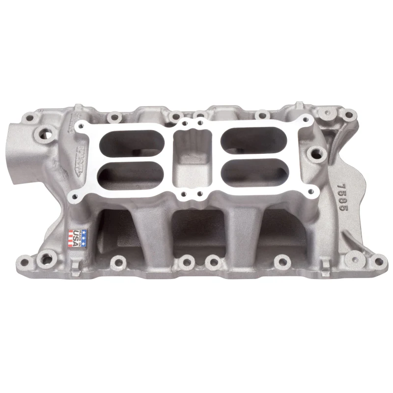 Edelbrock Ford 351 W Dual Quad Air Gap Manifold - Image 3