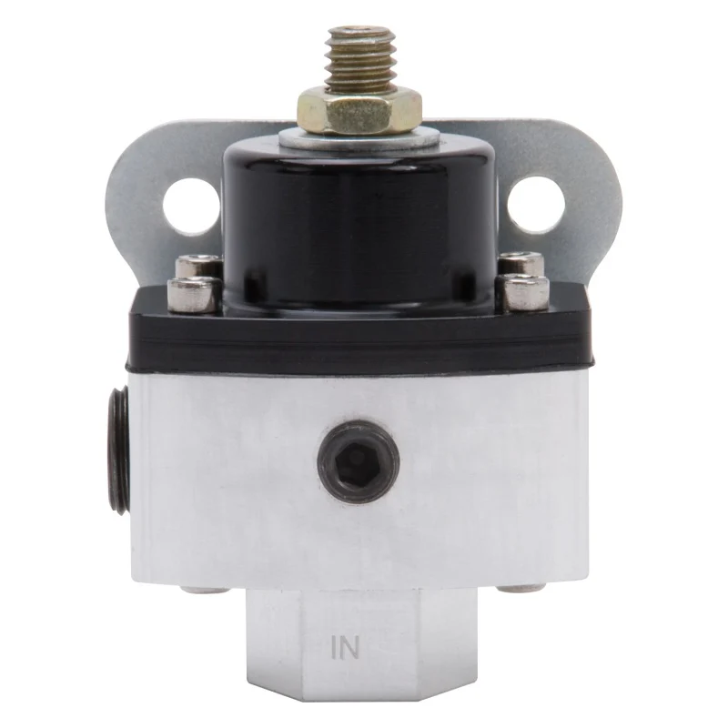 Edelbrock Fuel Pressure Regulator 4-1/2 to 9 PSI Satin Finish - Image 2
