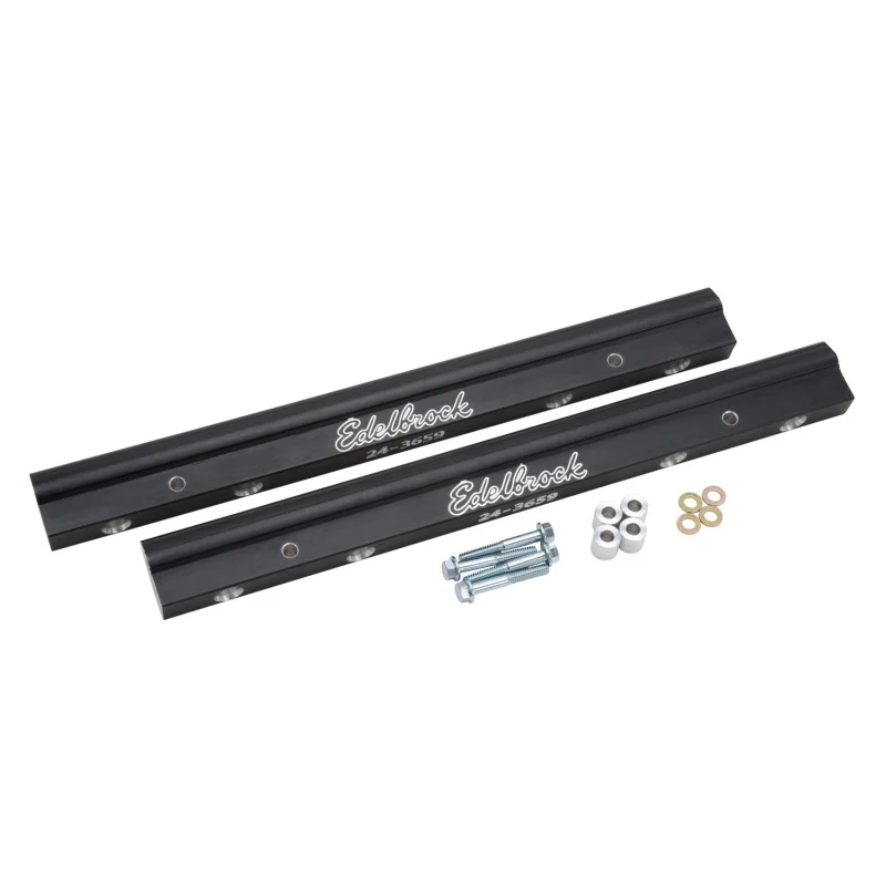 Edelbrock Fuel Rail Kit for Use w/ 70855 BBC Tunnel Ram Manifold (4) -8 An Female Ends - Image 3