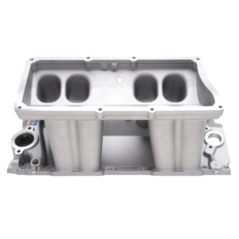 Edelbrock Intake Manifold Base Victor Tunnel Ram Chevrolet Big Block 468-582 CI V8 Rectangle Port - Image 2