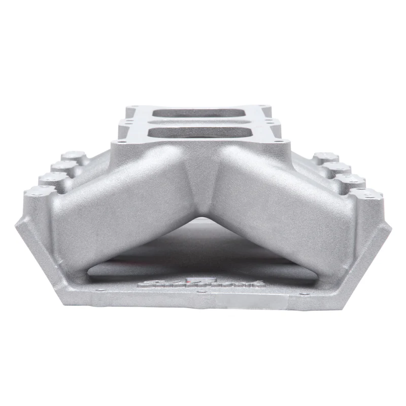 Edelbrock Intake Manifold Chrysler Gen II 426-572 Hemi Dual Quad Single Plane for Carburetors - Image 6