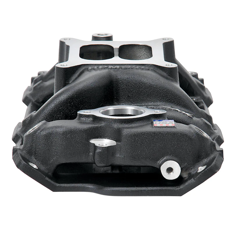 Edelbrock Intake Manifold RPM Air-Gap Small-Block Chevy 262-400 Black - Image 18
