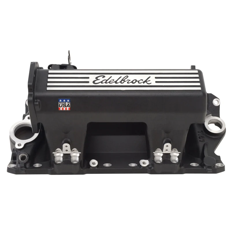 Edelbrock Manifold EFI Pro-Flo XT SB Chevy STD Heads w/ Black Finish - Image 2