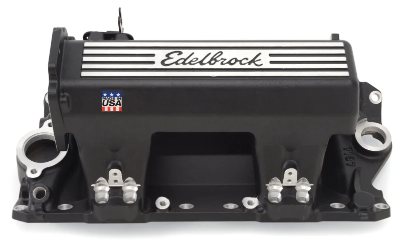 Edelbrock Manifold EFI Pro-Flo XT SB Chevy STD Heads w/ Black Finish - Image 3